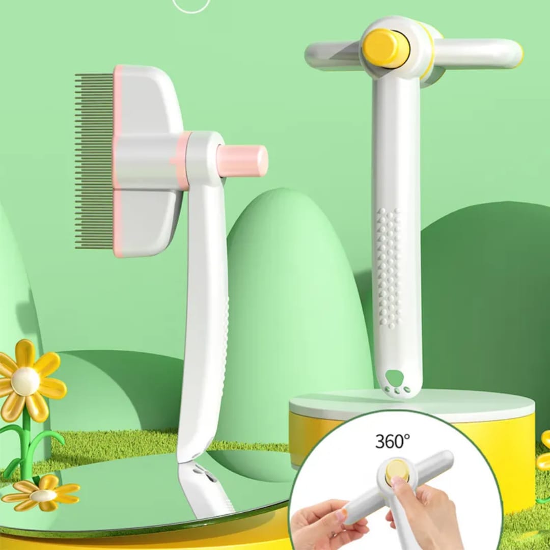 Rotating Pet Hair Brush Comb