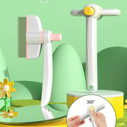 Rotating Pet Hair Brush Comb