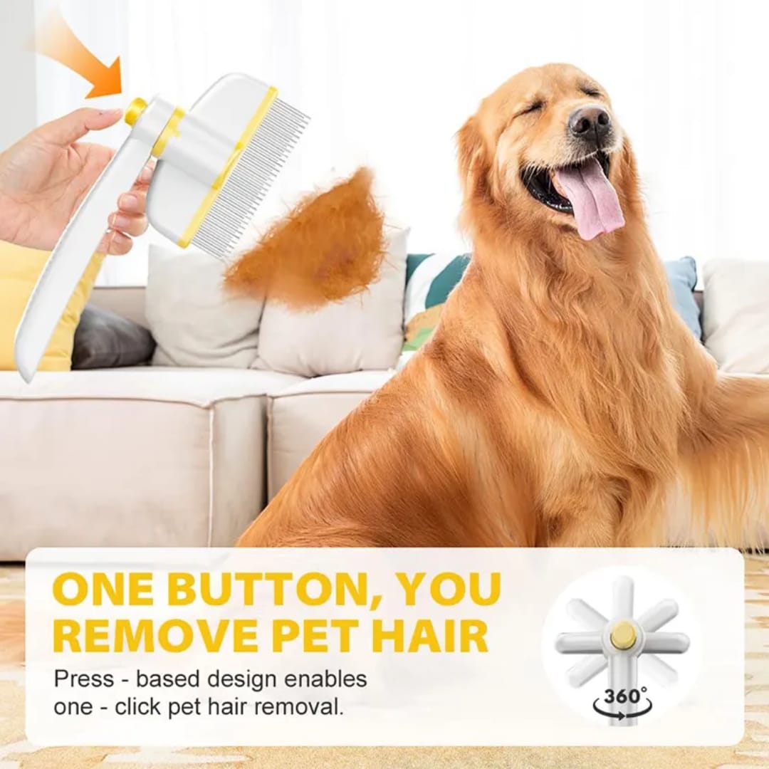 Rotating Pet Hair Brush Comb