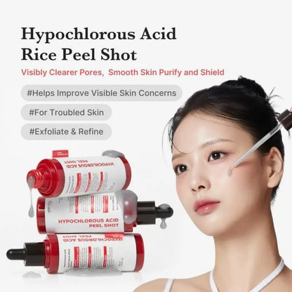 HYPOCHLOROUS ACID PEEL SHOT AND HYPOCHLOROUS ACID BODY PEEL SHOT