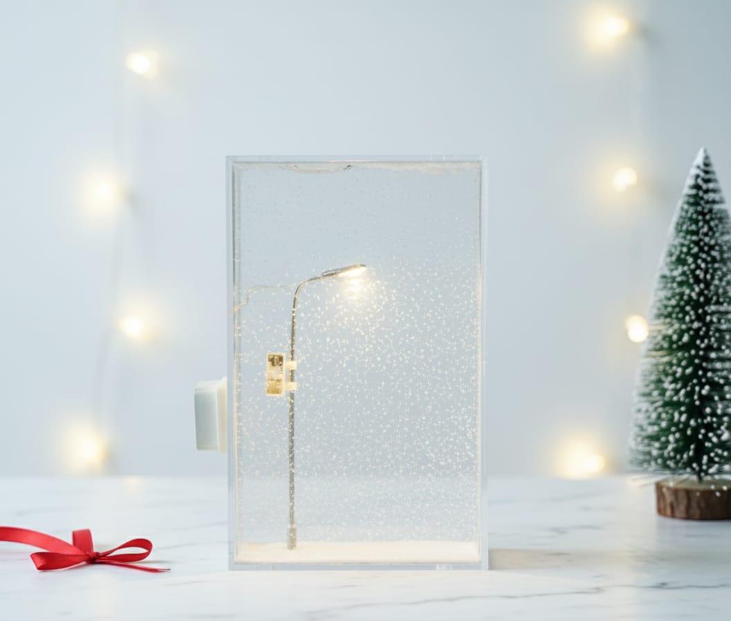 Snow Night Lights Street Lamp